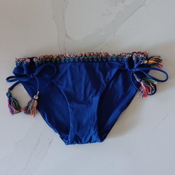 Swim Bottom BECCA Blue/Multi Colored Size S/P NEW - Picture 2 of 10